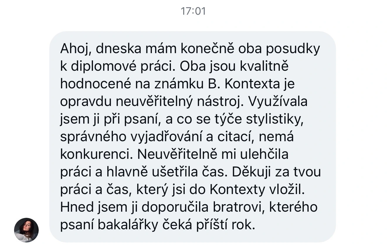 Recenze ze zprávy